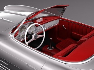 Mercedes-Benz 300SL Roadster 1956 3D 모델