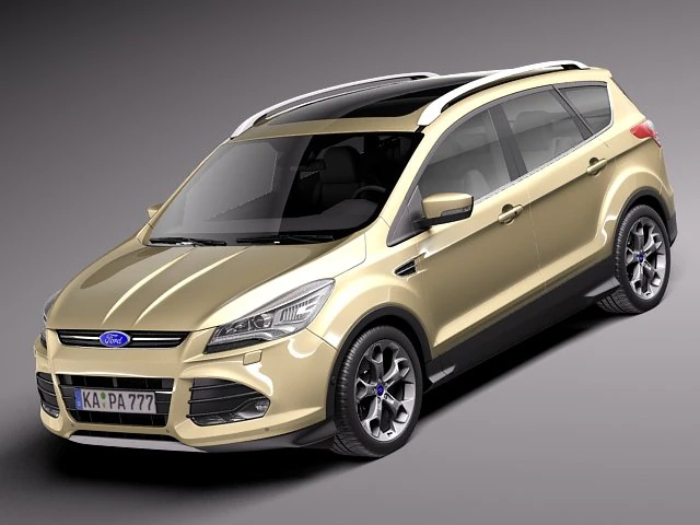 Kuga 2013 3D Model .c4d .max .obj .3ds .fbx .stl .blend 