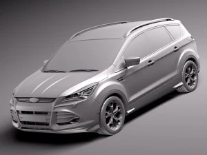 Kuga 2013 3D Model