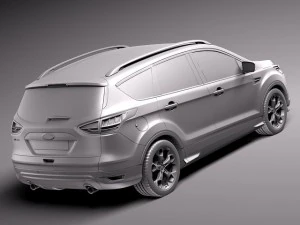 Kuga 2013 3D Model