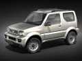 Suzuki Jimny SUV 3D Model .c4d .max .obj .3ds .fbx .stl .blend 