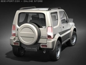 Suzuki Jimny SUV 3D Model