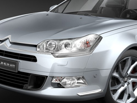 Citroen C5 estate 2009 3D Model