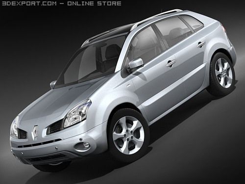 Renault Koleos Modello 3D .c4d .max .obj .3ds .fbx .stl .blend 