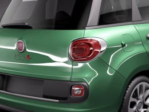 Fiat 500L Living 2014 Modèle 3D