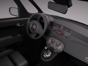 Fiat 500L Living 2014 Modèle 3D