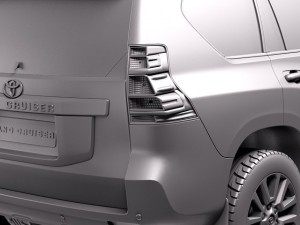Toyota Land Cruiser 2014 3D Модель