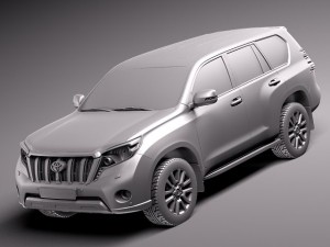 Toyota Land Cruiser 2014 3D Модель