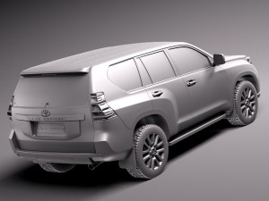Toyota Land Cruiser 2014 3D Модель