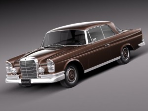 Mercedes-Benz 300SE W112 Coupe 3D Модель