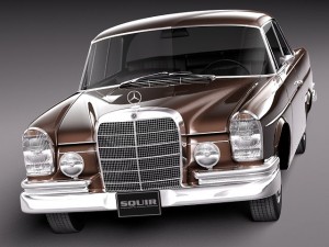 Mercedes-Benz 300SE W112 Coupe 3D 모델