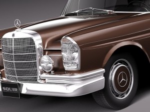 Mercedes-Benz 300SE W112 Coupe 3D 모델