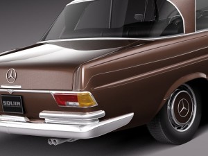 Mercedes-Benz 300SE W112 Coupe 3D 모델