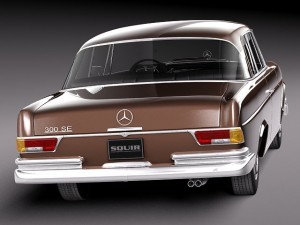 Mercedes-Benz 300SE W112 Coupe 3D 모델