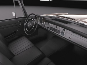 Mercedes-Benz 300SE W112 Coupe 3D 모델