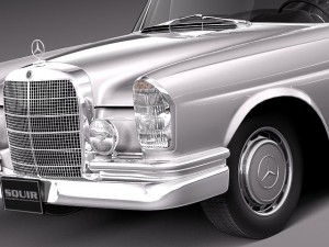 Mercedes-Benz 300SE W112 Convertible Modello 3D