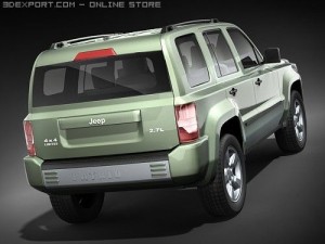 Jeep Patriot 2008 midpoly 3D Model