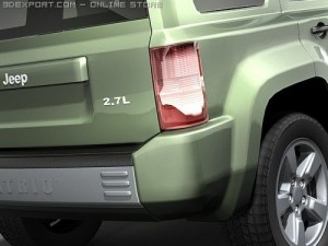 Jeep Patriot 2008 midpoly 3D Model