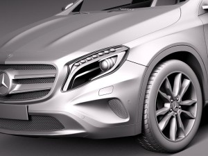 Mercedes-Benz GLA 2014 3D 模型