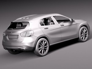 Mercedes-Benz GLA 2014 3D 模型
