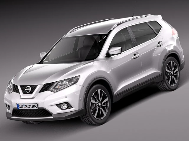 Nissan Xtrail 2014 3D Model .c4d .max .obj .3ds .fbx .stl .blend 