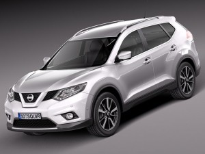Nissan Xtrail 2014 3D Model