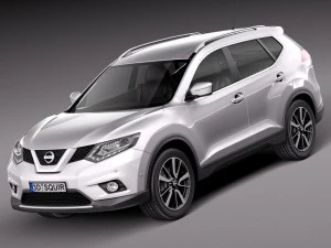 Nissan Xtrail 2014 3D Modell
