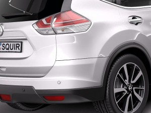 Nissan Xtrail 2014 Modello 3D
