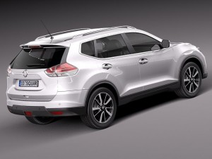 Nissan Xtrail 2014 Modello 3D
