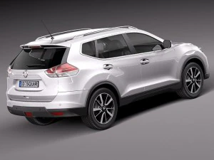 Nissan Xtrail 2014 3D Model