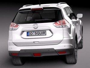 Nissan Xtrail 2014 Modello 3D
