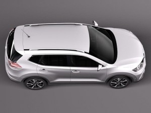 Nissan Xtrail 2014 Modello 3D