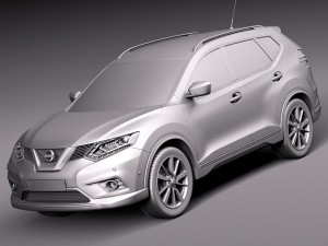 Nissan Xtrail 2014 Modello 3D