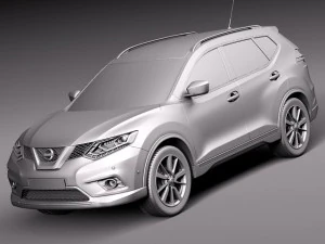Nissan Xtrail 2014 3D Model