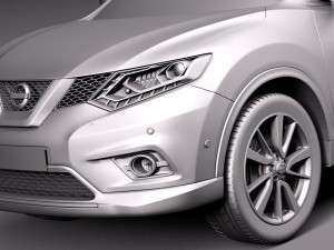 Nissan Xtrail 2014 Modello 3D