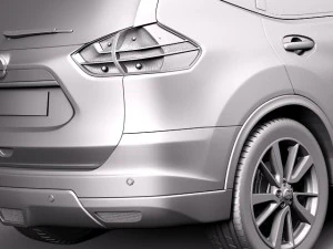 Nissan Xtrail 2014 3D Model