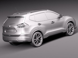 Nissan Xtrail 2014 Modello 3D