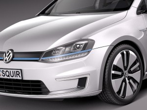 Volkswagen E-Golf 2015 3D मॉडल