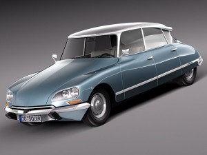 citroen ds 1967 to 1975 3D Model