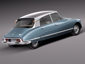 Citroen DS 1967-1975 3D Model