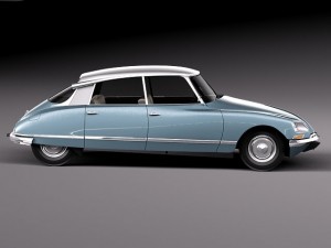 Citroen DS 1967-1975 3D Model