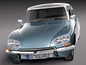 Citroen DS 1967-1975 3D Model