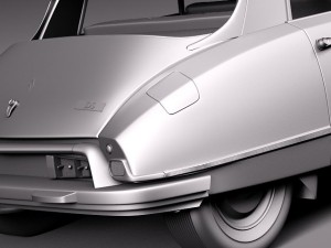Citroen DS 1967-1975 3D Model