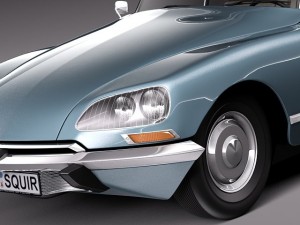 Citroen DS 1967-1975 3D Model