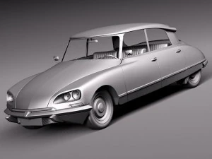 Citroen DS 1967-1975 3D Model