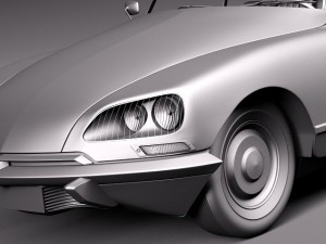 Citroen DS 1967-1975 3D Model