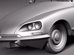 Citroen DS 1967-1975 3D Model