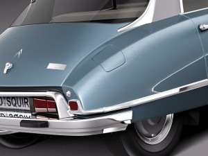 Citroen DS 1967-1975 3D Model