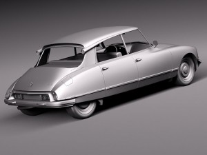 Citroen DS 1967-1975 3D Model
