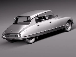 Citroen DS 1967-1975 3D Model